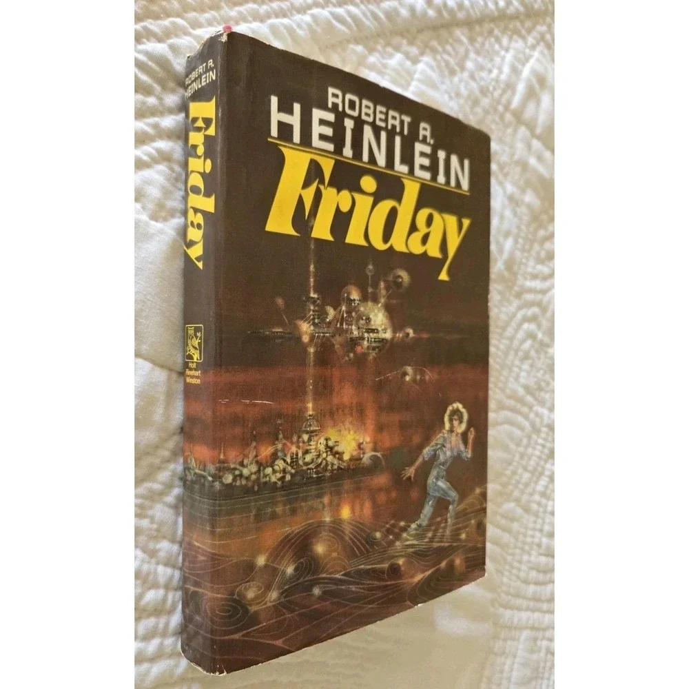 Friday by Robert A. Heinlein HCDJ  1982 Hardcover Maple-Vail Book Manufacturing